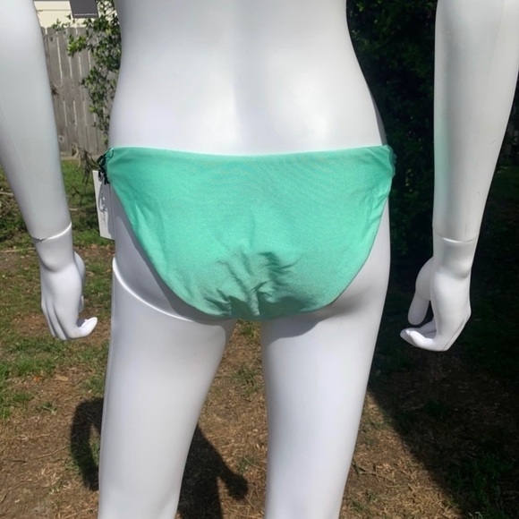 💋NWT Lovers + Friends Mint Green Wrapped Up Bikini Bottom - Picture 9 of 15
